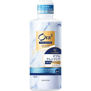 オーラツー プレミアム マウスウォッシュ ダブルクレンジング リフレッシュクリアミント  550mL　 【医薬部外品】