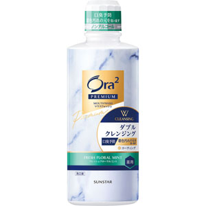 オーラツー プレミアム マウスウォッシュ ダブルクレンジング フレッシュフローラルミント  550mL　 【医薬部外品】