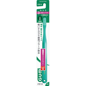 ガム・デンタルブラシ ＃１９１ Ｍ ［３列超コンパクト・ふつう］  1本