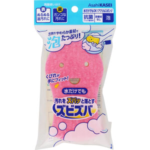 ズビズバ 水だけでもOK!アクリルスポンジ 泡  1個