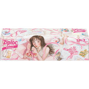 ジップロック デザインバッグリボン Ｌ  26枚
