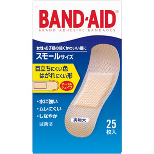 バンドエイド 救急絆創膏 スモールサイズ  25枚 【一般医療機器】