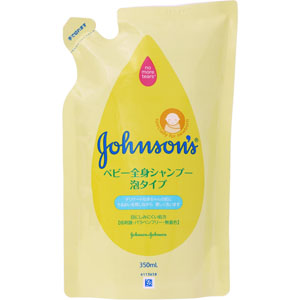 ジョンソン ベビー全身シャンプー 泡タイプ 詰替用  350mL
