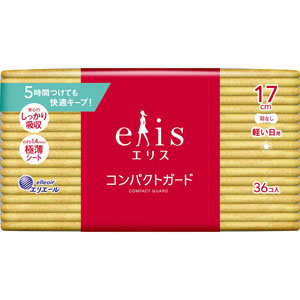 エリス コンパクトガード （軽い日用）羽なし  36枚 【医薬部外品】
