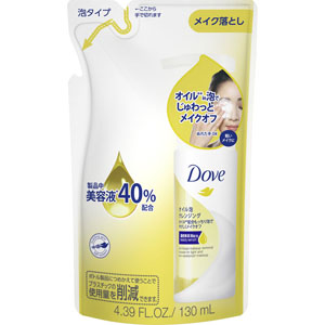 ダヴ オイル泡クレンジング つめかえ用  130mL