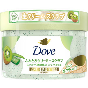 ダヴ ふわとろクリーミースクラブ キウイ&アロエ  298g