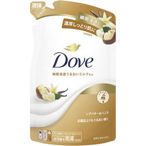 ダヴ ボディウォッシュ シアバター&バニラ つめかえ用  330g