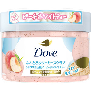 ダヴ ふわとろクリーミースクラブ ピーチホワイトティー  298g