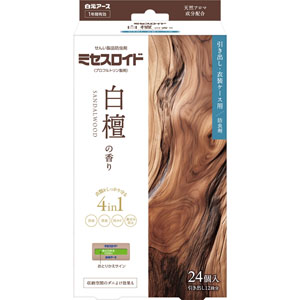 ミセスロイド 引き出し用 １年防虫 白檀の香り  24個（2個×12包）