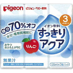 すっきりアクア りんご 125mL×3個