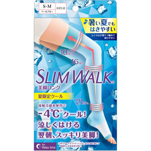 スリムウォーク美脚ロング夏限定クールＳＭ  1個 ペールブルー