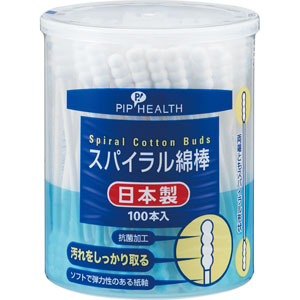 スパイラル綿棒  100本