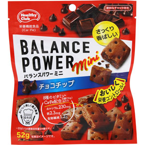 バランスパワーミニ(チョコチップ)  52g  【栄養機能食品】