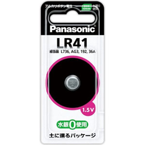 マイクロ電池(アルカリボタン電池) LR41P  1個