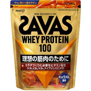 ザバス ホエイプロテイン100 キャラメル風味 980g