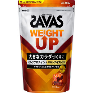 ザバス ウェイトアップ キャラメルブラウニー風味  450g