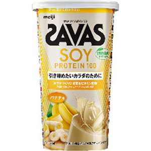 ザバス ソイプロテイン100 バナナ味 196g