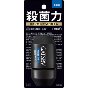 ギャツビー プレミアムタイプデオドラントロールオン 無香料  60mL 【医薬部外品】