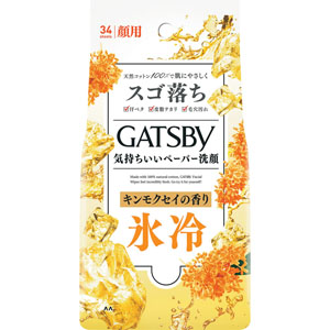 ギャツビー フェイシャルペーパー アイスタイプ キンモクセイの香り ＜徳用タイプ＞  34枚