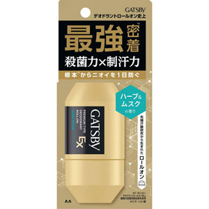 ギャツビー ＥＸプレミアムタイプデオドラントロールオン ハーブ＆ムスク  60mL　 【医薬部外品】