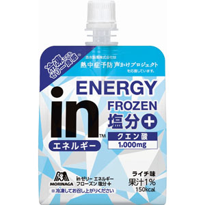 【6個セット】ｉｎゼリーエネルギーフローズン塩分＋  150g