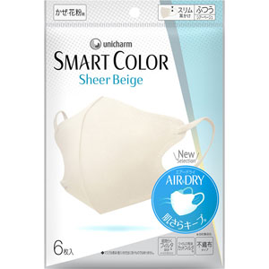 ＳＭＡＲＴ ＣＯＬＯＲ ＡＩＲ＆ＤＲＹ ふつう  6枚 SheerBeige