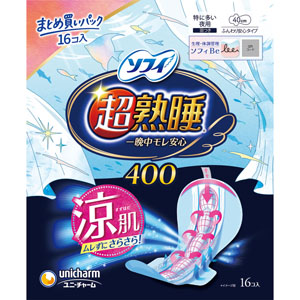 ソフィ 超熟睡ガード涼肌４００  16枚　 【医薬部外品】