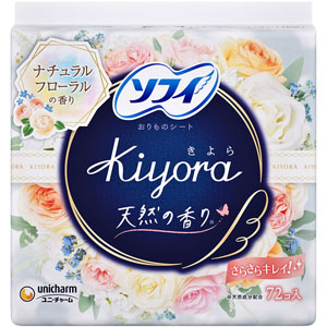 ソフィKiyoraナチュラルフローラル  72枚
