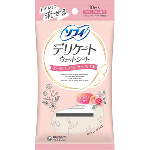 ソフィデリケートウェット フローラルの香り  10枚