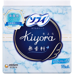 ソフィKiyora無香料  72枚