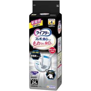 ライフリーズレずに安心消臭紙パンツ専用尿とりパッド４回  24枚