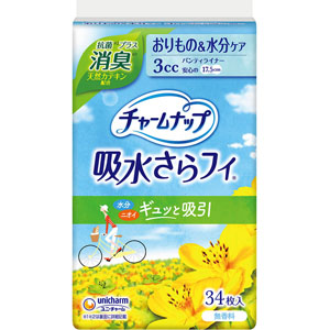チャームナップ吸水さらフィパンティライナー消臭タイプ  34枚