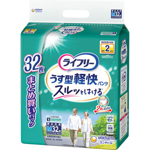 ライフリーうす型軽快パンツＭ  32枚