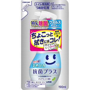 ルックプラス まめピカ 抗菌プラス トイレのふき取りクリーナー つめかえ用  190mL