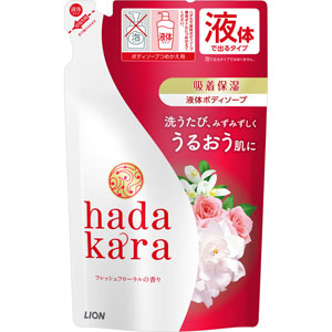 hadakara(ハダカラ) ボディソープ フレッシュフローラルの香り つめかえ用  360mL