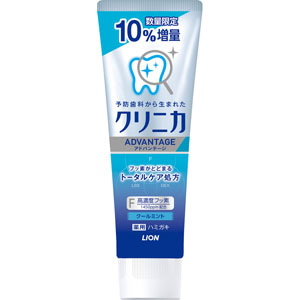 クリニカアドバンテージハミガキ クールミント 増量  143g 【医薬部外品】