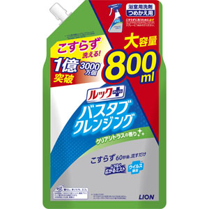 ルックプラス バスタブクレンジング クリアシトラスの香り つめかえ用大サイズ 800mL