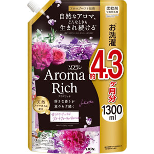 ソフランアロマリッチ ジュリエット つめかえ用 1300mL