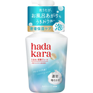 ｈａｄａｋａｒａ モイストボディケアソープ 泡タイプ クリーミーソープの香り 本体  540mL