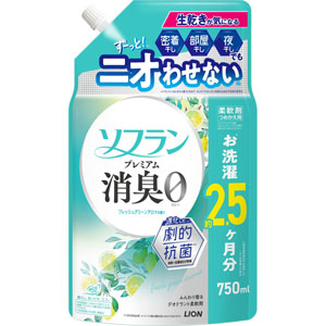 ソフランプレミアム消臭 フレッシュグリーンアロマの香り つめかえ用  750mL
