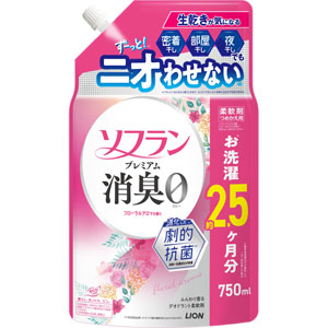 ソフランプレミアム消臭 フローラルアロマの香り つめかえ用  750mL