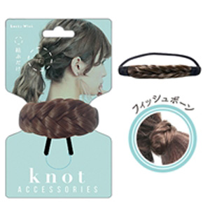 ノットアクセ フィッシュボーン ライトブラウン