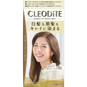 クレオディーテ クリアリーカラー(白髪用)  1個 シアーベージュ 【医薬部外品】