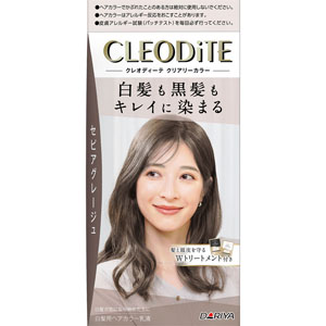 クレオディーテ クリアリーカラー(白髪用)  1個 セピアグレージュ 【医薬部外品】