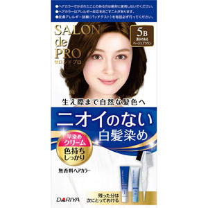 サロン ド プロ 無香料ヘアカラー 早染めクリーム(白髪用)  1個 【医薬部外品】