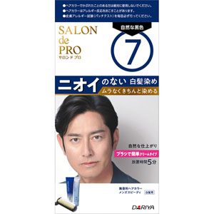 サロン ド プロ 無香料ヘアカラー メンズスピーディ(白髪用) 1個 自然な黒色 7 【医薬部外品】
