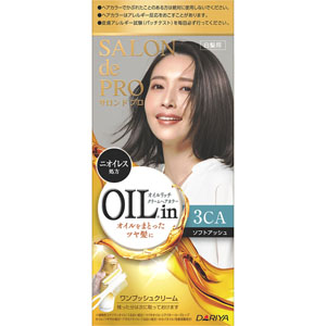サロン ド プロ オイルリッチクリームヘアカラー(白髪用) 1個 ソフトアッシュ 3CA 【医薬部外品】