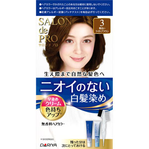 サロン ド プロ 無香料ヘアカラー 早染めクリーム(白髪用)  1個 【医薬部外品】