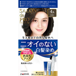 サロン ド プロ 無香料ヘアカラー 早染めクリーム(白髪用)  1個 【医薬部外品】