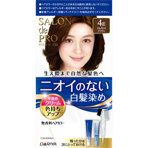 サロン ド プロ 無香料ヘアカラー 早染めクリーム（白髪用） 1個